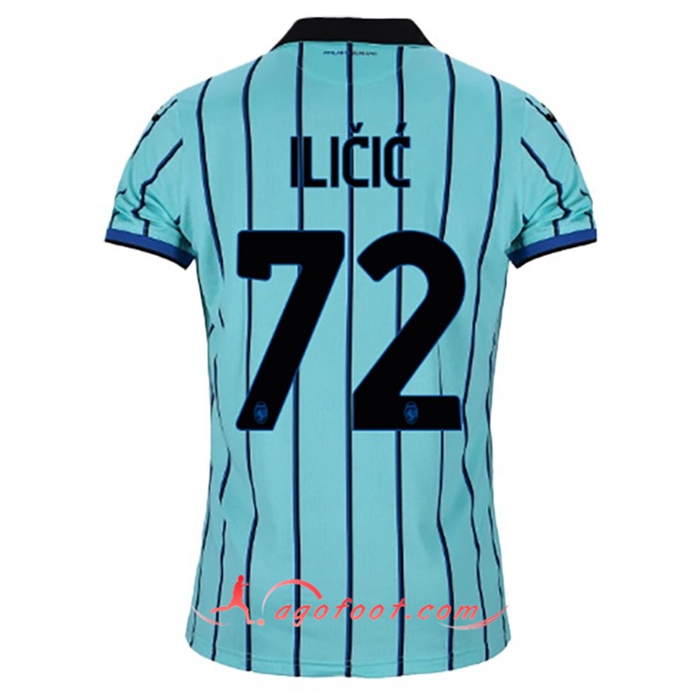 Maillot de Foot Atalanta (ILIČIĆ #72) 2022/23 Third