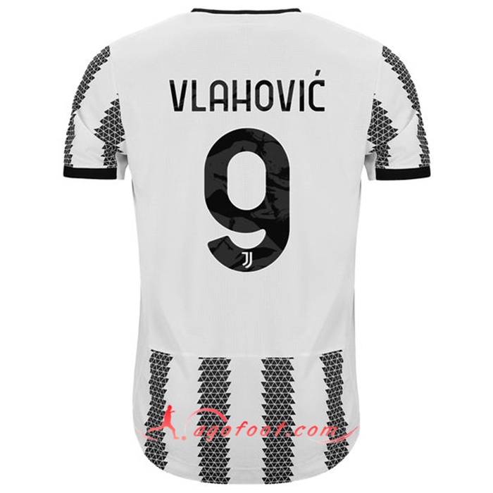 Maillot de Foot Juventus (VLAHOVIĆ #9) 2022/23 Domicile