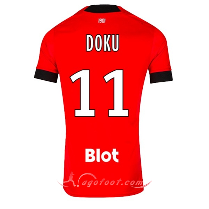 Maillot de Foot Stade Rennais (DOKU #11) 2022/23 Domicile