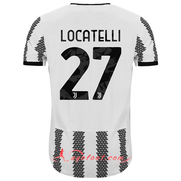 Maillot de Foot Juventus (LOCATELLI #27) 2022/23 Domicile