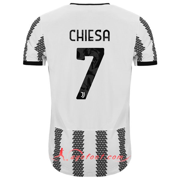 Maillot de Foot Juventus (CHIESA #7) 2022/23 Domicile