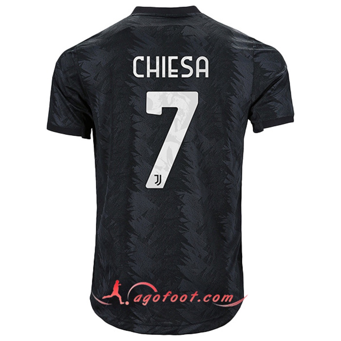 Maillot de Foot Juventus (CHIESA #7) 2022/23 Exterieur