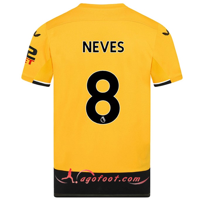 Maillot de Foot Wolves (NEVES #8) 2022/23 Domicile