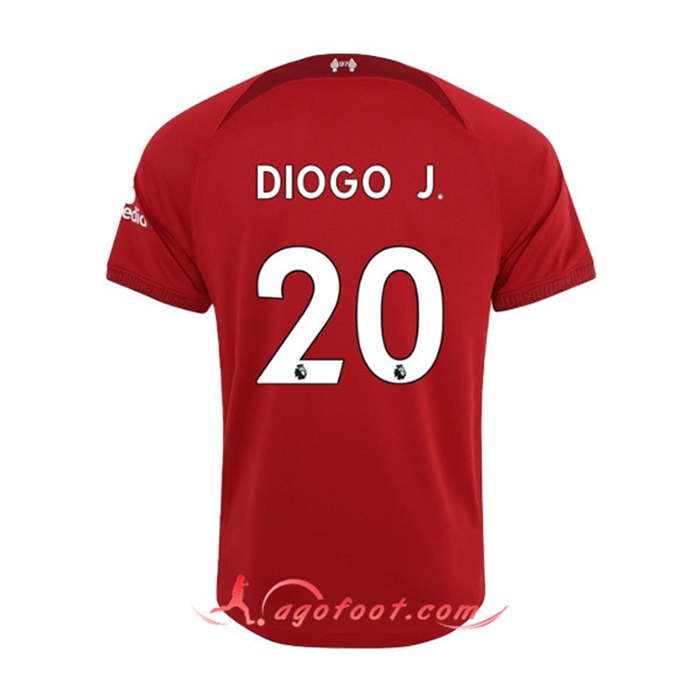 Maillot de Foot Liverpool (DIOGO J. #20) 2022/23 Domicile