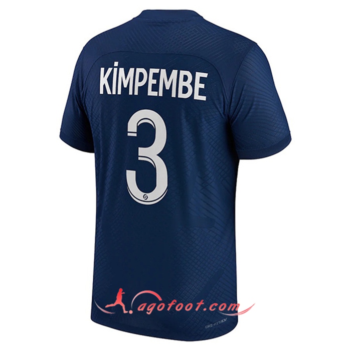 Maillot de Foot PSG (KIMPEMBE #3) 2022/23 Domicile