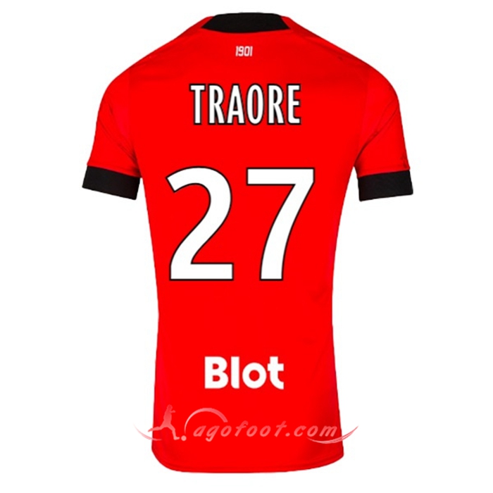 Maillot de Foot Stade Rennais (TRAORE #27) 2022/23 Domicile
