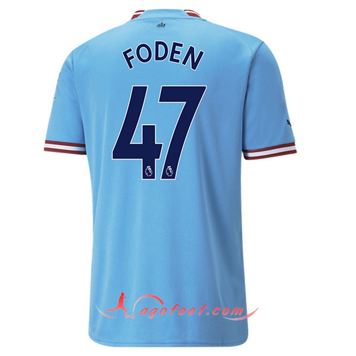 Maillot de Foot Manchester City (FODEN #47) 2022/23 Domicile