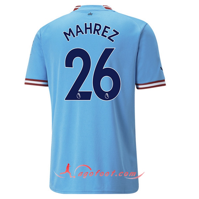 Maillot de Foot Manchester City (MAHREZ #26) 2022/23 Domicile