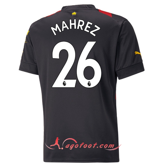 Maillot de Foot Manchester City (MAHREZ #26) 2022/23 Exterieur