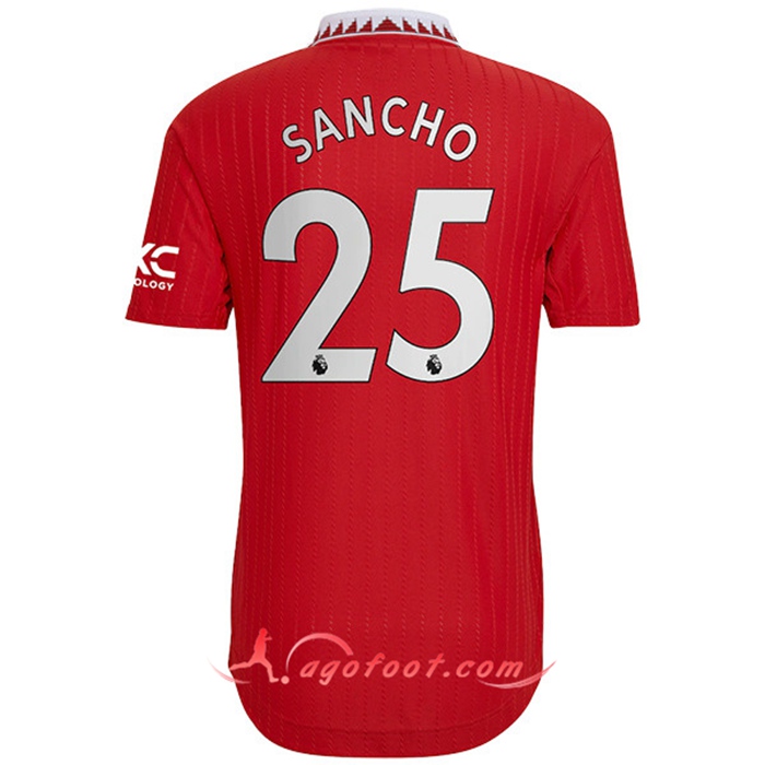 Maillot de Foot Manchester United (SANCHO #25) 2022/23 Domicile