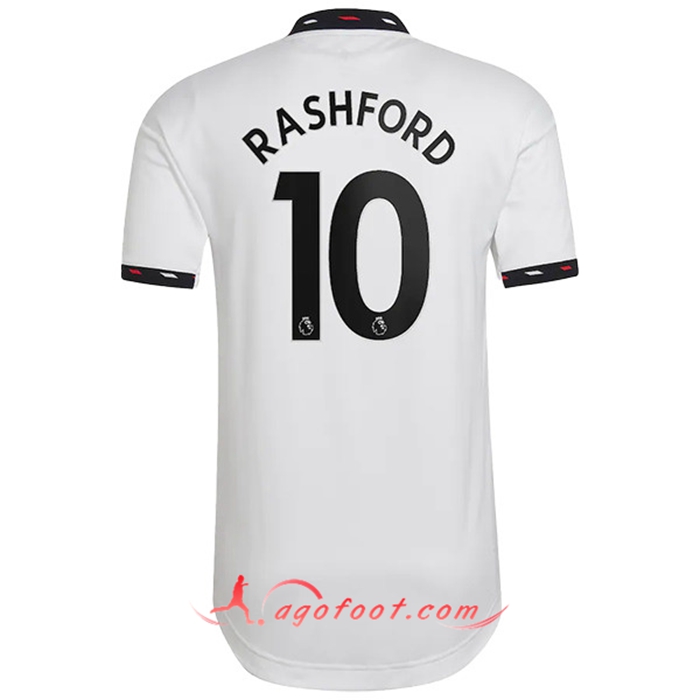Maillot de Foot Manchester United (RASHFORD #10) 2022/23 Exterieur