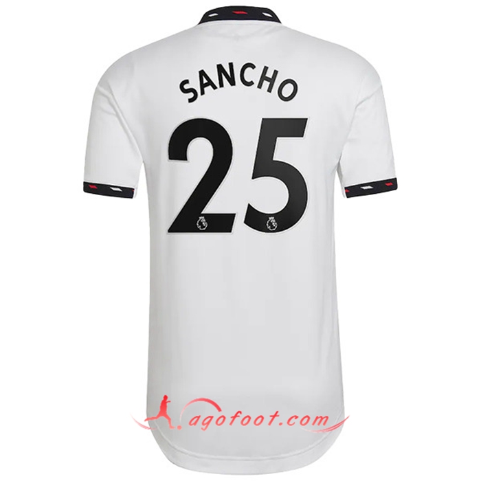 Maillot de Foot Manchester United (SANCHO #25) 2022/23 Exterieur