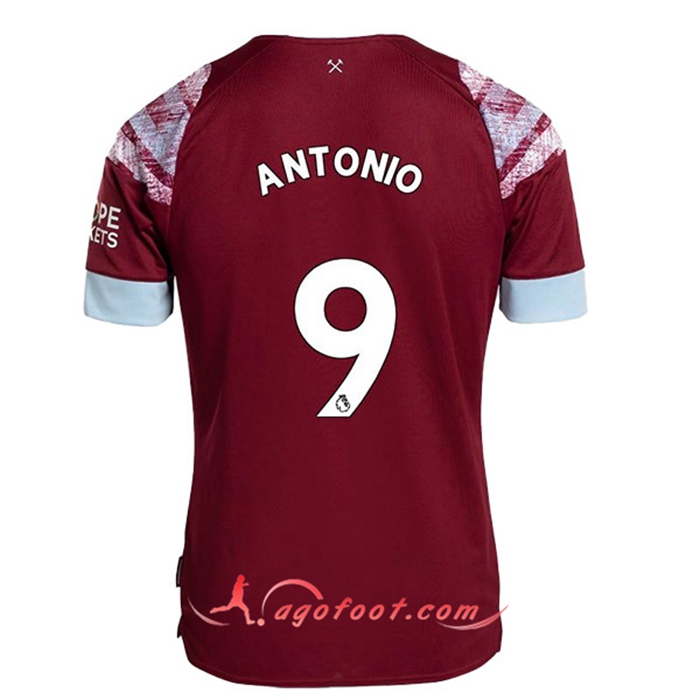 Maillot de Foot West Ham (ANTONIO #9) 2022/23 Domicile