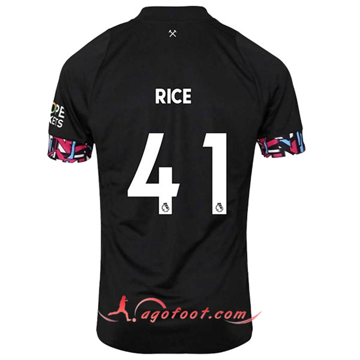 Maillot de Foot West Ham (RICE #41) 2022/23 Exterieur