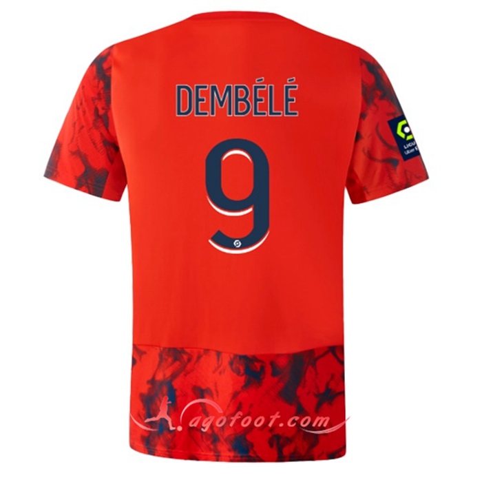 Maillot de Foot Lyon (DEMBÉLÉ #9) 2022/23 Exterieur