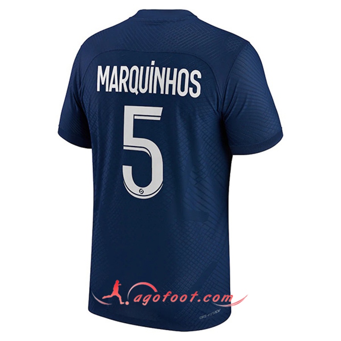 Maillot de Foot PSG (MARQUINHOS #5) 2022/23 Domicile