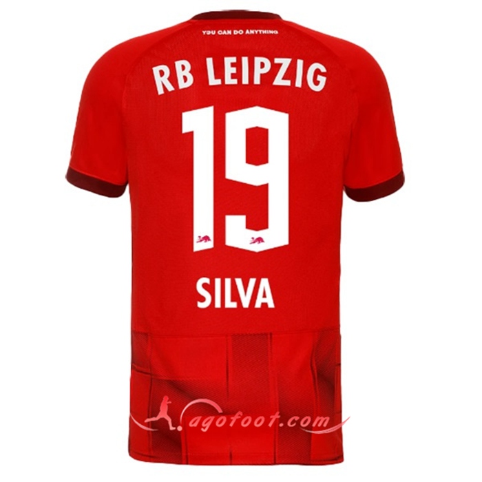 Maillot de Foot RB Leipzig (SILVA #19) 2022/23 Exterieur