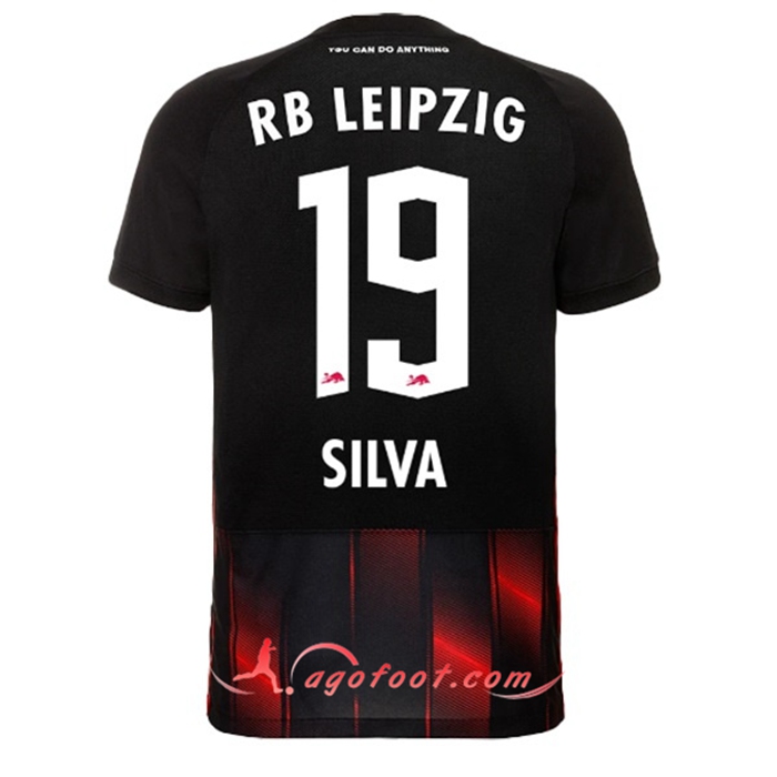Maillot de Foot RB Leipzig (SILVA #19) 2022/23 Third