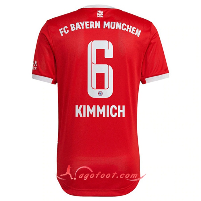 Maillot de Foot Bayern Munich (KIMMICH #6) 2022/23 Domicile