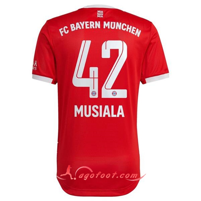 Maillot de Foot Bayern Munich (MUSIALA #42) 2022/23 Domicile