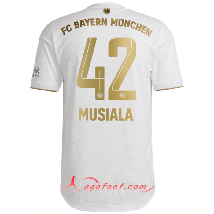 Maillot de Foot Bayern Munich (MUSIALA #42) 2022/23 Exterieur