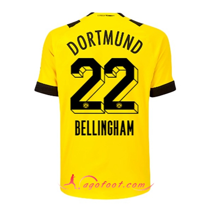 Maillot de Foot Dortmund BVB (BELLINGHAM #22) 2022/23 Domicile