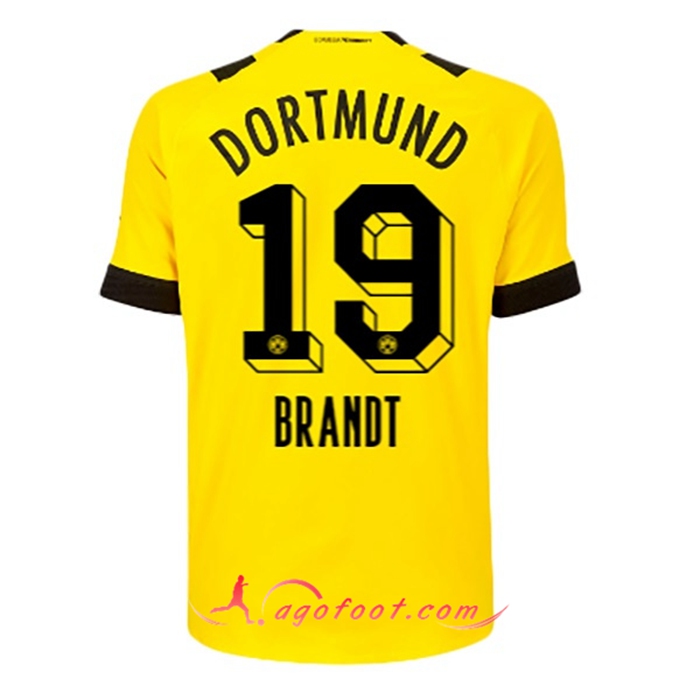 Maillot de Foot Dortmund BVB (BRANDT #19) 2022/23 Domicile