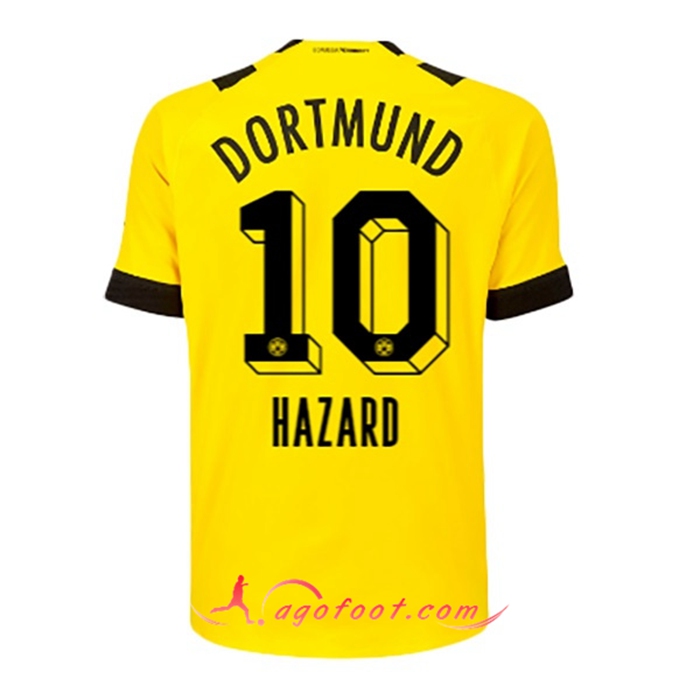 Maillot de Foot Dortmund BVB (HAZARD #10) 2022/23 Domicile