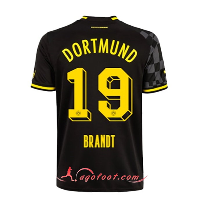 Maillot de Foot Dortmund BVB (BRANDT #19) 2022/23 Exterieur