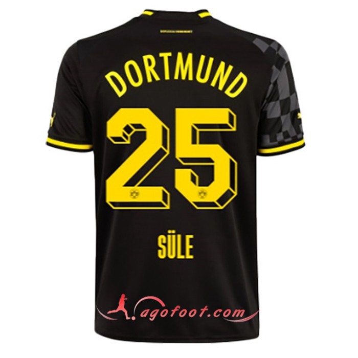 Maillot de Foot Dortmund BVB (SÜLE #25) 2022/23 Exterieur