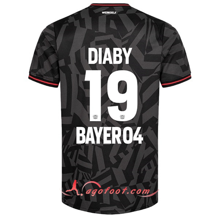 Maillot de Foot Leverkusen (DIABY #19) 2022/23 Exterieur