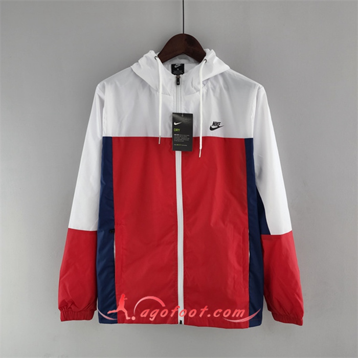 Coupe-Vent Nike Rouge/Blanc 2022/2023