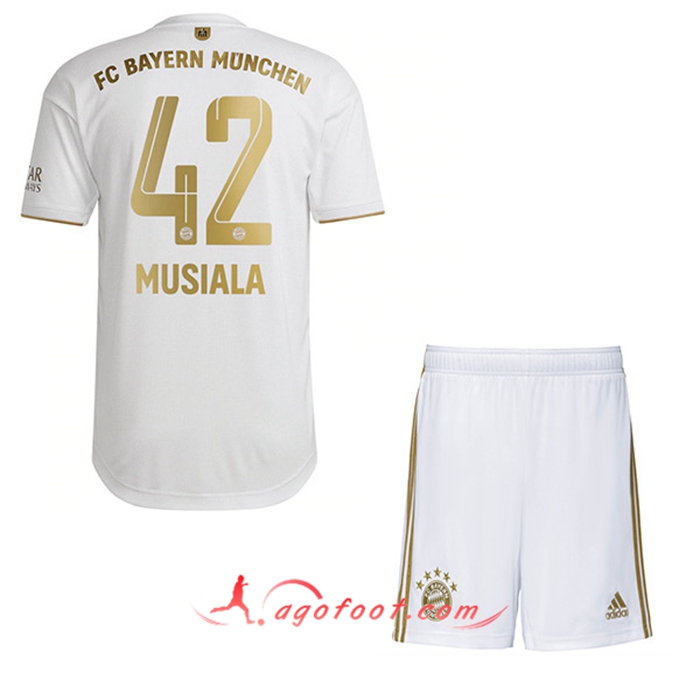 Maillot de Foot Bayern Munich (MUSIALA #42) Enfants Exterieur 2022/23