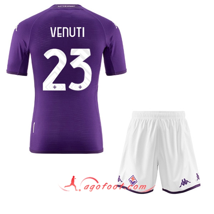 Maillot de Foot ACF Fiorentina (VENUTI #23) Enfants Domicile 2022/23
