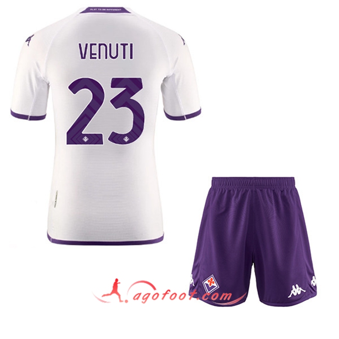 Maillot de Foot ACF Fiorentina (VENUTI #23) Enfants Exterieur 2022/23