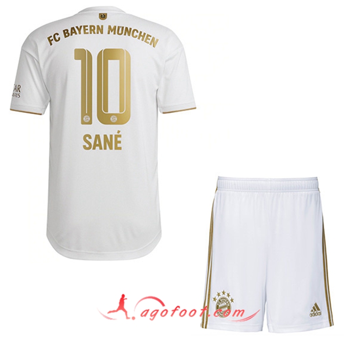 Maillot de Foot Bayern Munich (SANÉ #10) Enfants Exterieur 2022/23