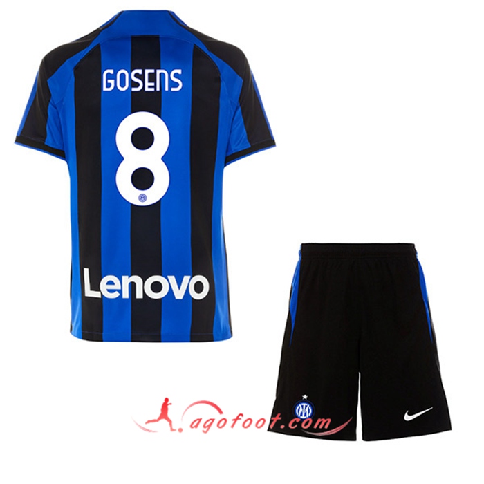 Maillot de Foot Inter Milan (GOSENS #8) Enfants Domicile 2022/23