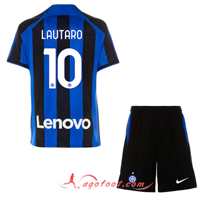 Maillot de Foot Inter Milan (LAUTARO #10) Enfants Domicile 2022/23