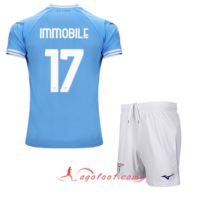 Maillot de Foot SS Lazio (IMMOBILE #17) Enfants Domicile 2022/23