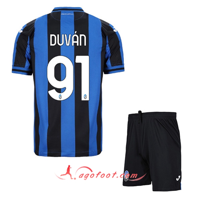 Maillot de Foot Atalanta (DUVÁN #91) Enfants Domicile 2022/23