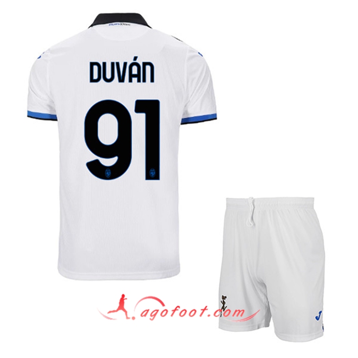 Maillot de Foot Atalanta (DUVÁN #91) Enfants Exterieur 2022/23