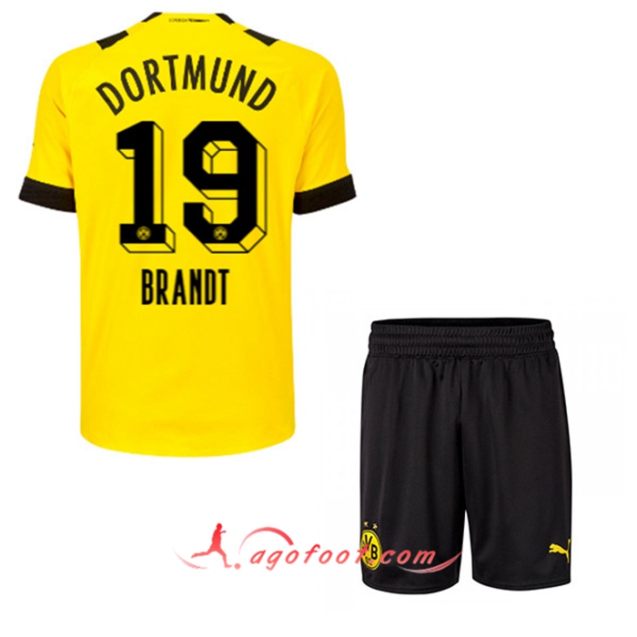 Maillot de Foot Dortmund BVB (BRANDT #19) Enfants Domicile 2022/23