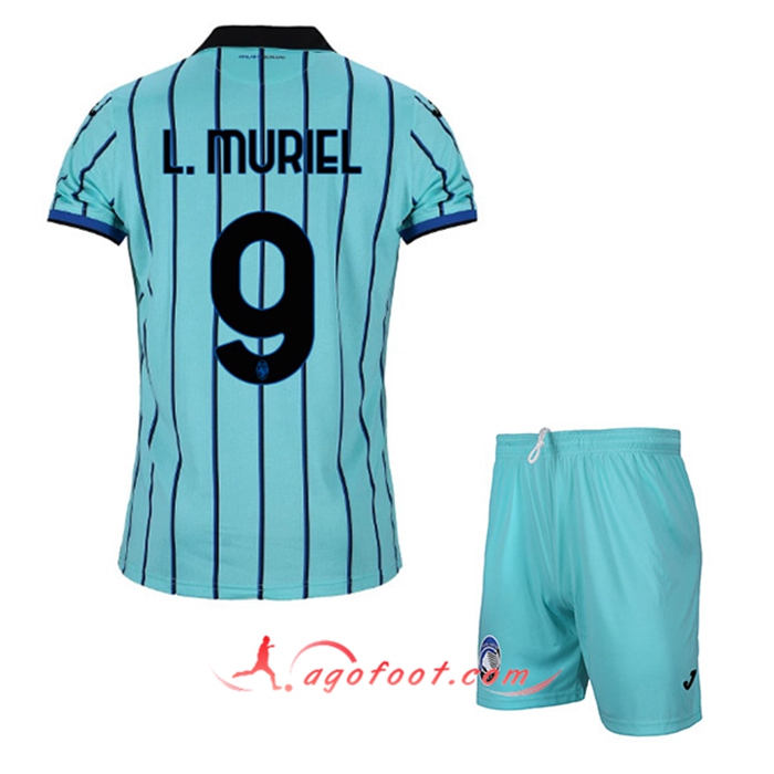 Maillot de Foot Atalanta (L.MURIEL #9) Enfants Third 2022/23