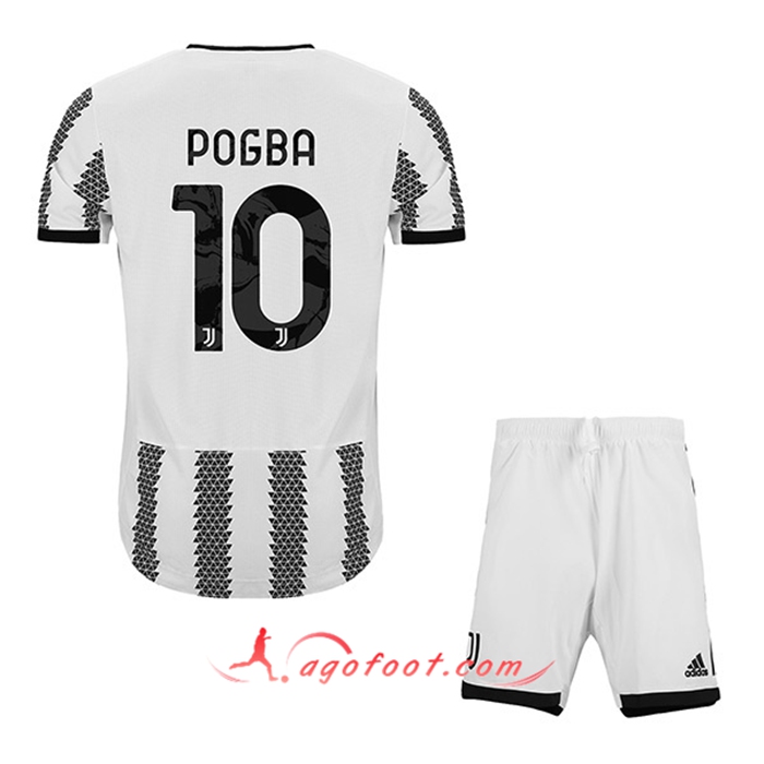 Maillot de Foot Juventus (POGBA #10) Enfants Domicile 2022/23