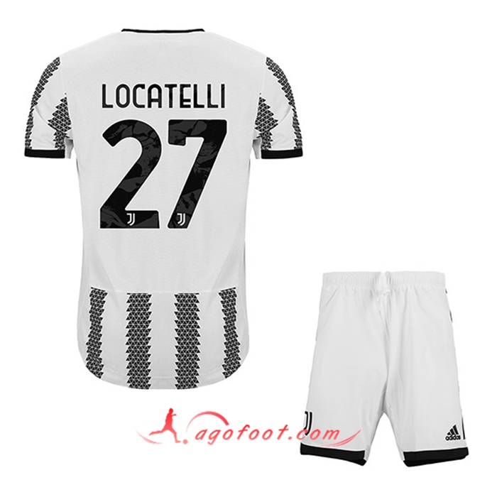 Maillot de Foot Juventus (LOCATELLI #27) Enfants Domicile 2022/23