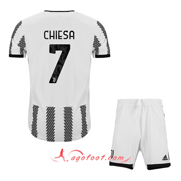 Maillot de Foot Juventus (CHIESA #7) Enfants Domicile 2022/23
