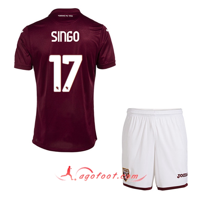 Maillot de Foot Torino (SINGO #17) Enfants Domicile 2022/23