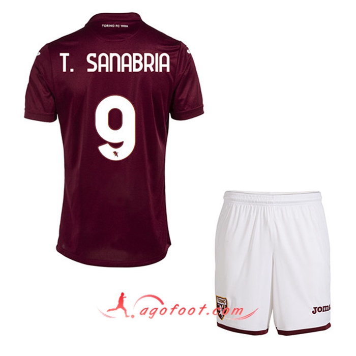 Maillot de Foot Torino (T. SANABRIA #9) Enfants Domicile 2022/23