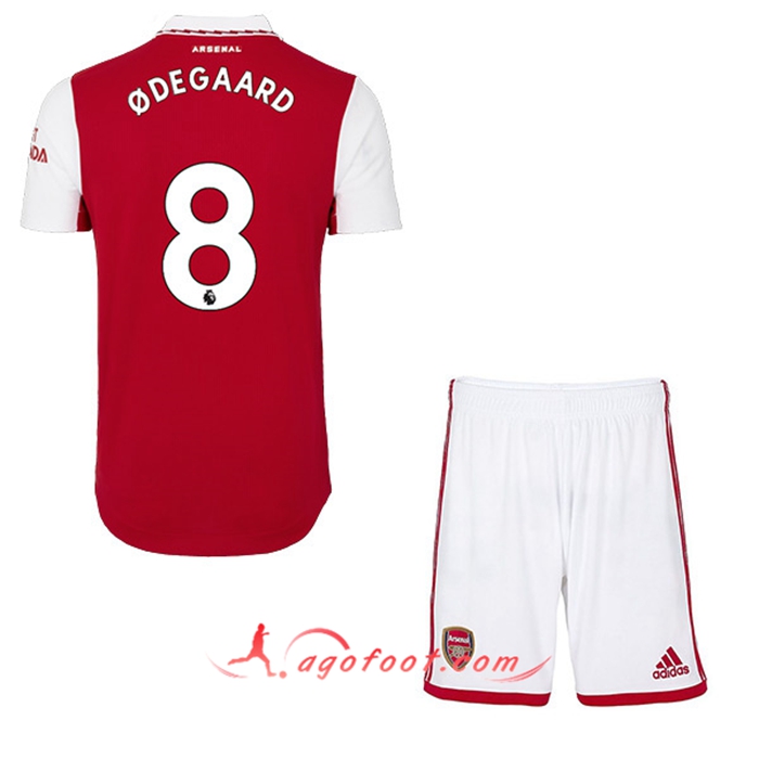 Maillot de Foot Arsenal (ODEGAARD #8) Enfants Domicile 2022/23