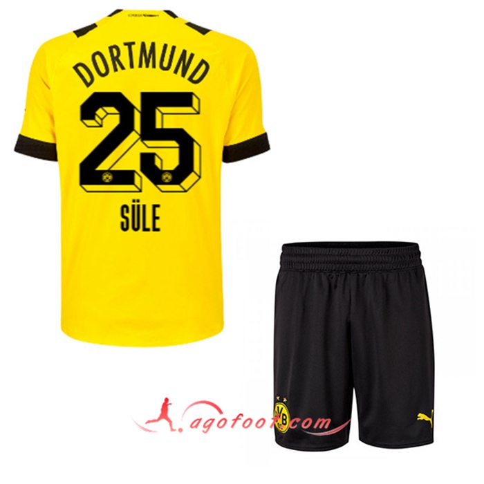 Maillot de Foot Dortmund BVB (SÜLE #25) Enfants Domicile 2022/23